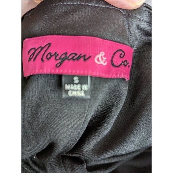 Morgan and Co Women's Boat Neckline Bodycon Open Back Dress Size Small - Picture 13 of 13